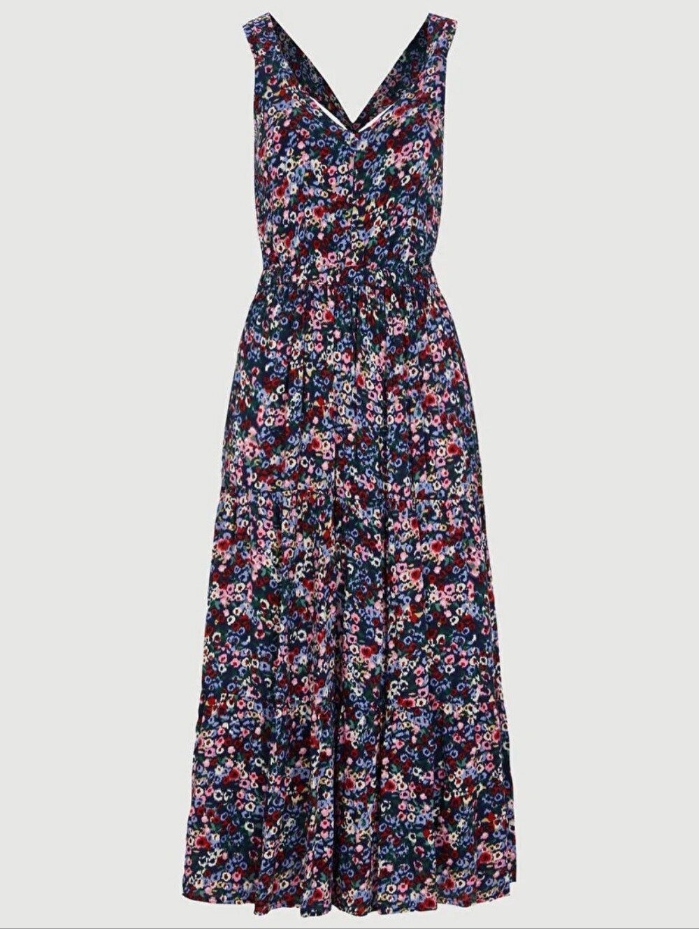 FRNCH Paris floral Tie back Maxi Dress
